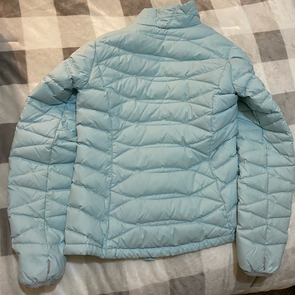 Eddie Bauer Light Blue Down Jacket - image 3